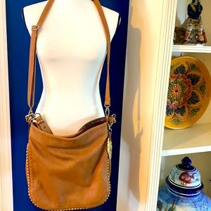 Jessica Simpson Brown Camille Hobo Purse